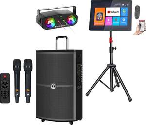 GRAN VENTA Sistema de Karaoke Profesional Todo en Uno BT-1500DSP de 1500W con Pantalla Táctil - Product Image 1
