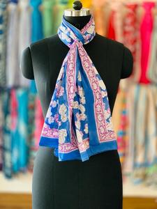 India Printed Hand Made Wooden Blocks Printed Sarong Pareos <b>Scarfs</b> <b>Women</b> Beach Wear Sarongs Wholesale Sarongs - Product Image 2