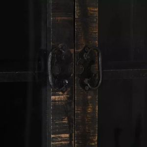 เฟอร์นิเจอร์ห้องนอนไม้เนื้อแข็งแบบอเมริกันเฟอร์นิเจอร์ห้องนั่งเล่นหรูหราขาตั้งทีวีพร้อมการออกแบบที่เรียบง่าย - Product Image 2