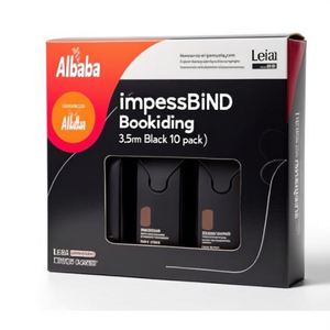 Leitz ImpressBIND Bookbinding <b>Folder</b> 3.5mm Black 10-Pack - Product Image 2