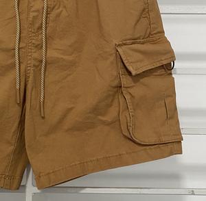 Pantalon cargo décontracté pour homme Short tissé à la mode de coupe régulière 100% coton avec logo à la taille Fabriqué en BD - Product Image 3