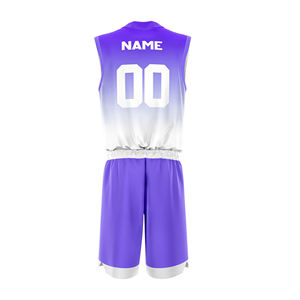 Maillot de basket-ball personnalisé au design dernier cri et ensemble d'uniformes de basket-ball réversible à bas prix, vêtements d'équipe - Product Image 4