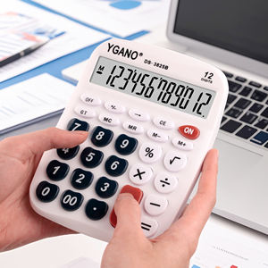 آلة حاسبة مالية كبيرة بشاشة كبيرة 3825B تعمل بالبطارية ، آلة حوسبة رقمية بلاستيكية مكتبية تعمل بالبطارية للمكاتب التجارية - Product Image 2