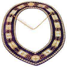 Venta al por mayor de fábrica: Collar de cadena de oficial masónico 3D personalizado de diseño sólido, color dorado, tela, ¡el más vendido! - Product Image 4