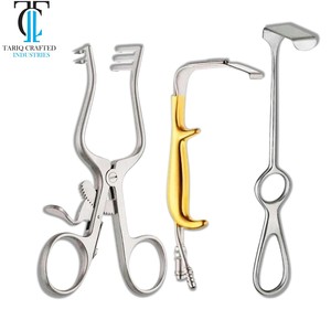 Juego de 3 Retractores Quirúrgicos de Acero Inoxidable, Instrumentos Médicos Reutilizables, TARIQ CRAFTED INDUSTRIES - Product Image 1