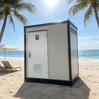 Baño Móvil, Ducha Portátil, Inodoro Móvil para Transporte, Baño Público Portátil con Ducha en Venta