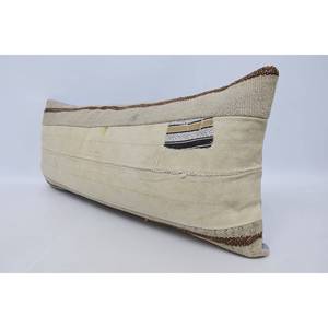 16x36 Beige Striped Wool Flat Pillow Luxury Bohemian Style for Living Room Woven Floral <b>Vintage</b> Square Floral Fluffy <b>Bedding</b> - Product Image 4