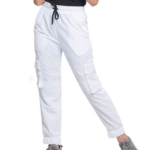 PURITY SPORTS Pantalones de Punto de Algodón Casuales para Mujer, Corte Recto, Largos, Ligeros, Transpirables, con Cierre de Cordón, Cintura Media - Product Image 2