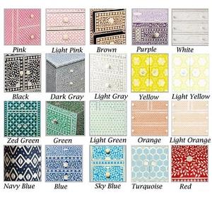 3 cajones con incrustaciones de hueso y nácar hechos a mano para diseños de muebles artísticos con cajones de personalización aceptados - Product Image 4