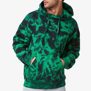 Custom High Quality 100% Cotton <b>Fleece</b> Regular Fit Street Hoodie Pullover <b>Sweater</b> Custom Print Tie Dye Winter Hoodies Men - Product Image 1