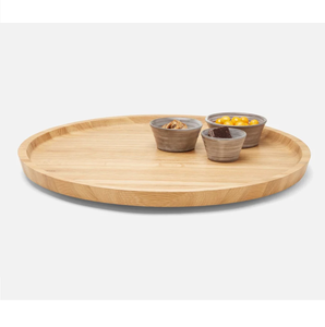 Vente en gros de Susan paresseuse en bois pour comptoir de garde-manger Susan paresseuse en bois d'acacia avec logo personnalisé - Product Image 5