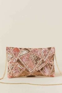 BOLSOS SÓLIDOS BORDADOS BOLSOS ÚNICOS MEJOR Estilo bohemio Bordado Trabajo Mano Embrague Monederos Bolsos Diseño elegante Forro al por mayor - Product Image 6