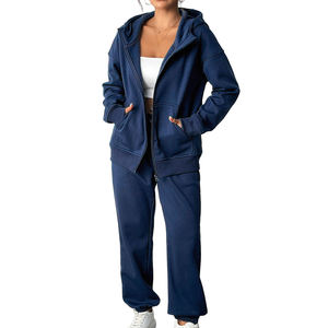 Survêtements de confort pour femmes Impression personnalisée Manches longues Streetwear Respirant Survêtement unique pour femmes - Product Image 3