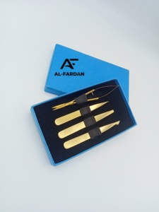 Pince à épiler les sourcils avec lame affûtée, ciseaux à ressort, couleur or plasma, pointe biseautée, pointe carrée, pour l'épilation des poils - Product Image 3