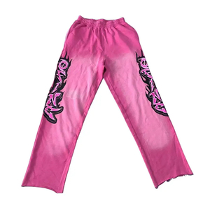 Pantalon de survêtement en coton éponge français lourd de haute qualité pour hommes fabriqué sur mesure - Product Image 1