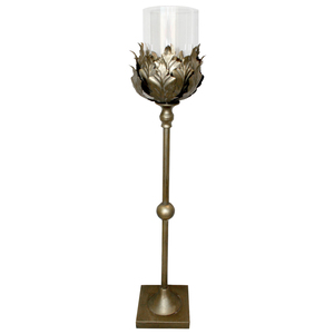 เชิงเทียนเหล็กสำหรับวางกลางโต๊ะสีบรอนซ์แบบแฮนด์เมดเชิงเทียนสำหรับงานแต่งงานพร้อมพิมพ์แบบกำหนดเอง - Product Image 1