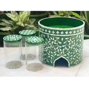 Indian Manufacture Handcrafted Mother of Pearl Inlay <b>Cake</b> <b>Stand</b> <b>for</b> Wedding and Luxury Dessert Display Available <b>for</b> <b>Sale</b> - Product Image 6