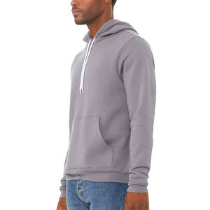 Sweat à capuche personnalisé unisexe à épaules tombantes Logo personnalisable Hoodies | Bella and Canvas Mens Custom Hoodie - Product Image 2