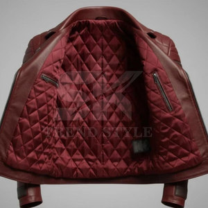 Chaqueta de Cuero para Hombre, Diseño de Dos Tonos, de Alta Calidad, Abrigo de Moda Cálido, Chaqueta Moderna de Cuero para Hombre - Product Image 6