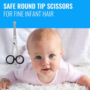 กรรไกรตัดตรงสำหรับคิ้วจมูกขนเครื่องมือความงามทำจากสเตนเลสสูงใช้สำหรับตัดแต่งเล็บโค้งคมใช้งานบนใบหน้า - Product Image 4