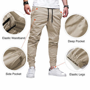 Pantalones Jogger Casuales para Hombre, Transpirables, de Alta Calidad, con Cordón en la Cintura, Ligeros, con Diseño de Bolsillos Laterales - Product Image 5