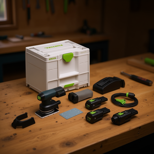 Ensemble de ponceuses sans fil Festool RTSC 400 3,0 I avec 2 batteries et chargeur, conçu pour l'efficacité et la commodité - Product Image 3