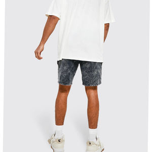 Short délavé à l'acide personnalisé avec logo OEM pour hommes Pantalon de survêtement de sport 100% coton Nouveau design de course pour hommes à vendre - Product Image 6