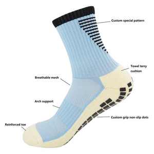 Custom Logo Cushioned Running Basketball <b>Socks</b> Athletic Sports <b>Crew</b> <b>Socks</b> for Men <b>Women</b> Custom Wholesale Breathable Polyester - Product Image 1