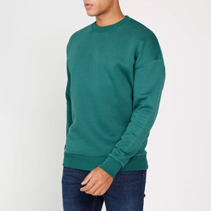 Sweat-shirt à col rond personnalisé 100% coton 500 Gsm sweat-shirt à col rond à épaules tombantes blanc Streetwear sweat à capuche à col rond - Product Image 5