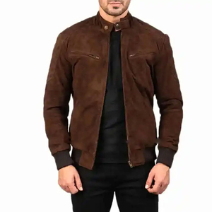 2024 superventas chaqueta de moda para hombre logotipo personalizado de alta calidad 100% chaqueta de cuero para hombres - Product Image 2
