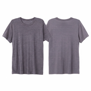 T-shirts en coton à col rond, broderie personnalisée, logo, marques de mode, fabrication d'approvisionnement en gros, t-shirts décontractés pour hommes - Product Image 4