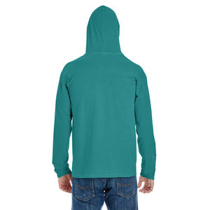 BELLAผ้าใบUnisex Jerseyเสื้อกันหนาวหมวกแขนยาว 50 โพลีเอสเตอร์ 25 ผ้าฝ้าย 25 เรยอนHoodie Tri-ผสมHoodiesโลโก้ที่กําหนดเองเสื้อกันหนาว - Product Image 3