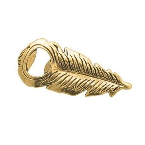 Vente en gros en forme d'aile personnalisée Décapsuleur plat en laiton moulé fait à la main en aluminium laiton métal pour accessoires de bars de restaurants - Product Image 1