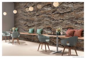 Carreaux en porcelaine de qualité supérieure, finition brillante, marron OROBICO, 600x1200 - Product Image 3