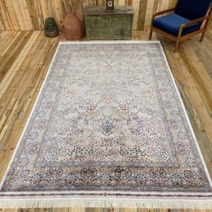 Tapis vintage 6,4 x 9,9 pieds, grand tapis turc, tapis oriental bleu et rouge - Product Image 1