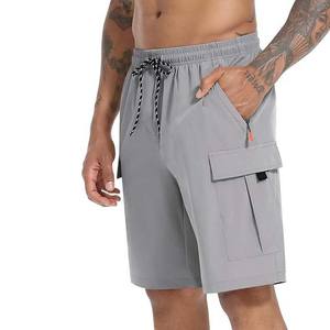 <b>Green</b> Bodybuilding <b>Men's</b> High Waist 100% Cotton Gym Fitness Sweat <b>Shorts</b> Winter Fleece with Pockets Solid Pattern Streetwear - Product Image 6