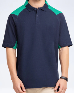 Camiseta Polo de Manga Corta para Hombre al por Mayor, Camiseta Polo de Diseñador Personalizada, 100% Algodón, Color Sólido - Product Image 3