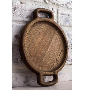 Plateau en bois fonctionnel et élégant pour servir des boissons, des repas et des collations, idéal pour le chevet, le bureau ou la salle à manger à vendre - Product Image 2