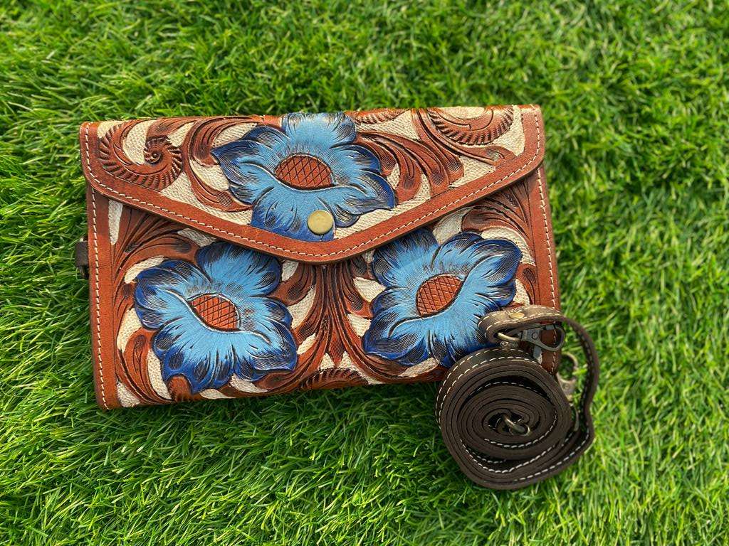 สีน้ำตาลด้วยเครื่องมือสีฟ้าคราม