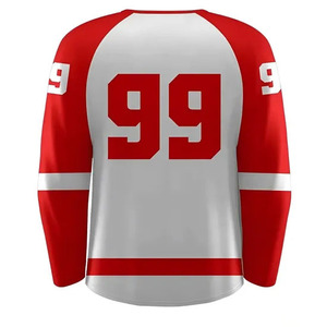 Uniformes sublimés par hockey sur glace de haute qualité de conception faite sur commande de vente chaude avec l'ourlet élastique | Service d'OEM en gros - Product Image 5