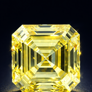 แหวนหมั้นเพชร CVD ทรงลูกแพร์, ทรงคุชชั่น, ทรงมรกต, ทรงโซลิแทร์  ขนาด 1 ถึง 15 กะรัต  ระดับความสะอาด VVS  สีเหลืองสดใส  ได้รับการรับรองจาก IGI - Product Image 1