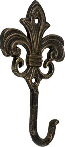 Premium <b>Wall</b> Mounted Cast Iron Coat <b>Rack</b> Single Spire Design <b>Hook</b> for Home Decor & Clothing for Door Use - Product Image 3