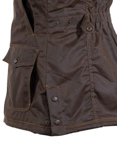 Gilet de chasse matelassé Oilskin 8 OZ pour dames doublure chaude pour la saison hivernale - Product Image 5