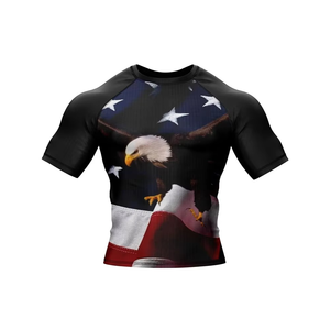 Custom Logo Wholesale Design Your Own Sublimation <b>Printed</b> Jiu Jitsu Mma for Men Bjj Shirts Rashguard - Product Image 4