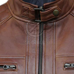 Chaqueta de moto de cuero de alta calidad, transpirable y compatible con la temporada de invierno, precio al por mayor, venta en línea desde Pakistán - Product Image 5