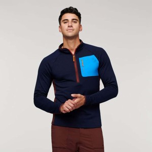 Pull athlétique à demi-fermeture éclair pour hommes, à la mode et pratique, idéal pour les entraînements, la course à pied et les tenues décontractées - Product Image 2