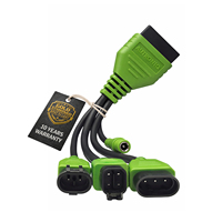 Cable adaptador de diagnóstico profesional Autroniq AC016 MV Agusta OBD2 de 16 pines a 3 pines diferentes para motocicletas