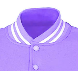 Crop top personnalisé avec manches longues, veste universitaire en laine, nouvelle tendance, vente chaude, style vintage, broderie, veste de baseball pour femmes - Product Image 3