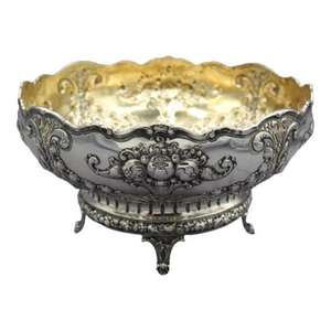 Ancien bol de service en métal fabriqué à la main, d'une seule pièce avec une grande capacité de contenance pour les restaurants plats prêts à dîner - Product Image 4