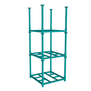 ระบบแร็คเหล็กเก็บยาง5ชั้นแบบพกพาทนทานชั้นวางพาเลทแบบพับได้สำหรับการจัดเก็บที่มีประสิทธิภาพสำหรับคลังสินค้า - Product Image 1